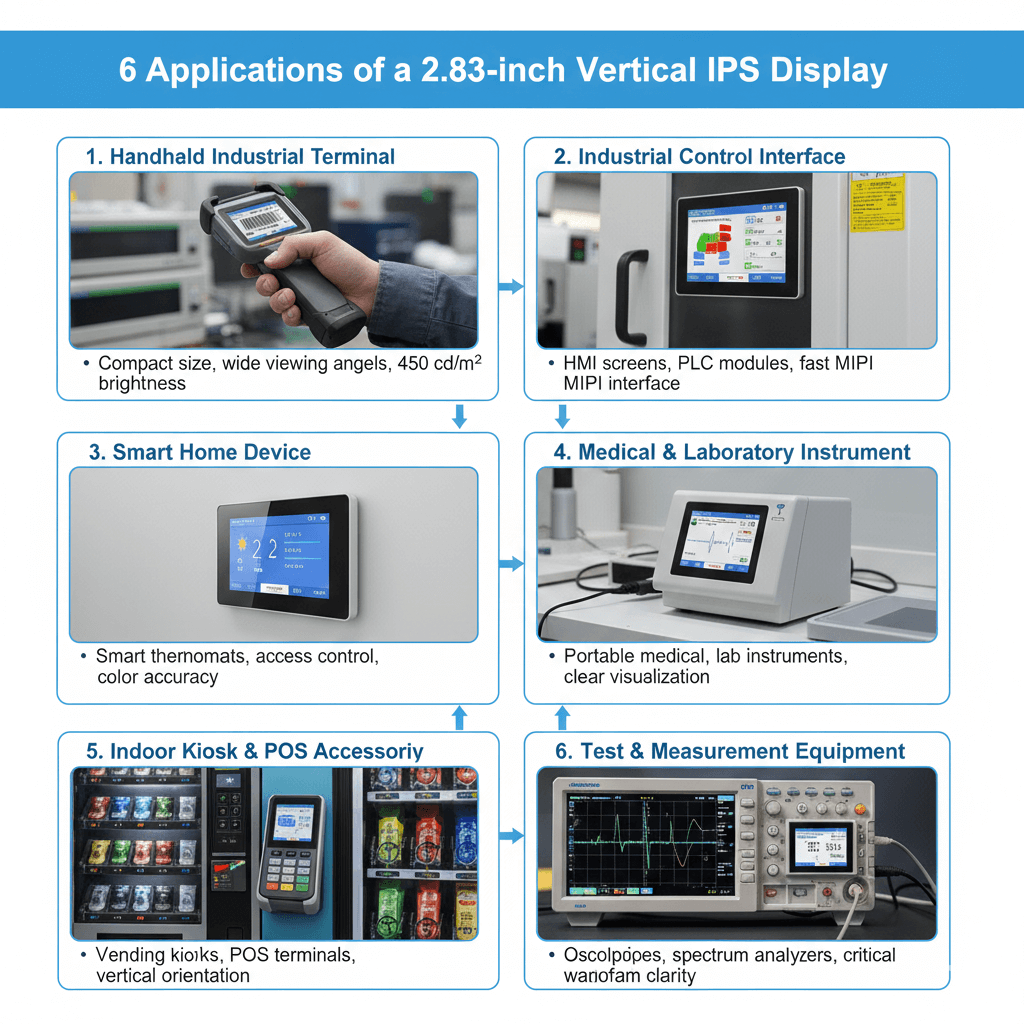 Applications of small TFT LCD Aplicaciones de la pequeña pantalla LCD TFT