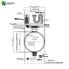 Módulo de pantalla AMOLED redondo de 1,43' para aplicaciones de reloj inteligente