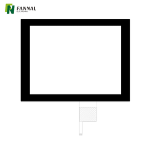 10.4 'Pantalla táctil interactiva con estructura G+G y lente de cobertura personalizable para paneles de control industrial