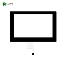 Pantalla táctil capacitiva pequeña de 5 pulgadas, interfaz I²C, pantalla táctil industrial multitáctil