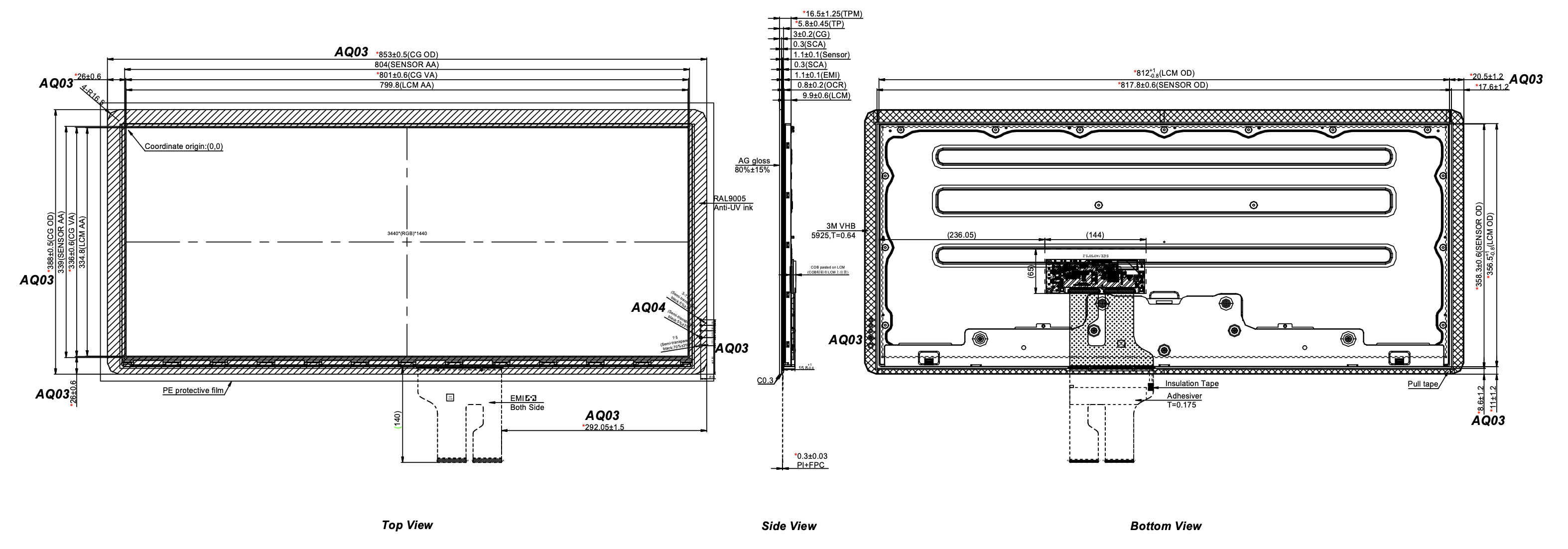 FN3400M001A Dibujo