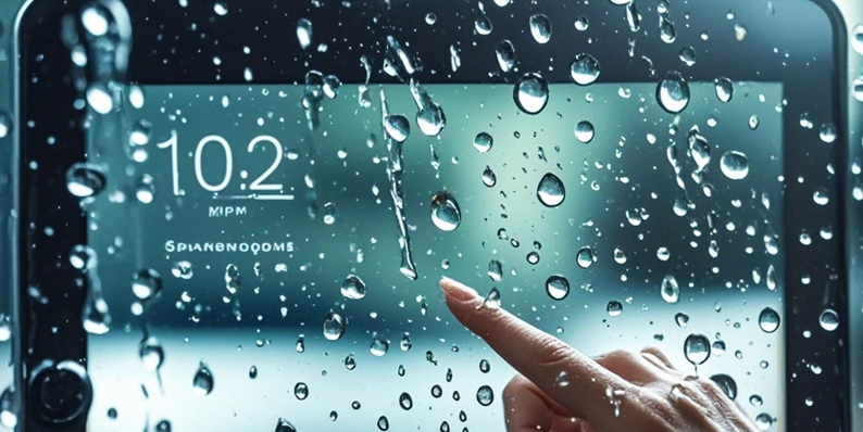 Monitor de pantalla táctil impermeable para el uso de lluvia y guantes | Fannal