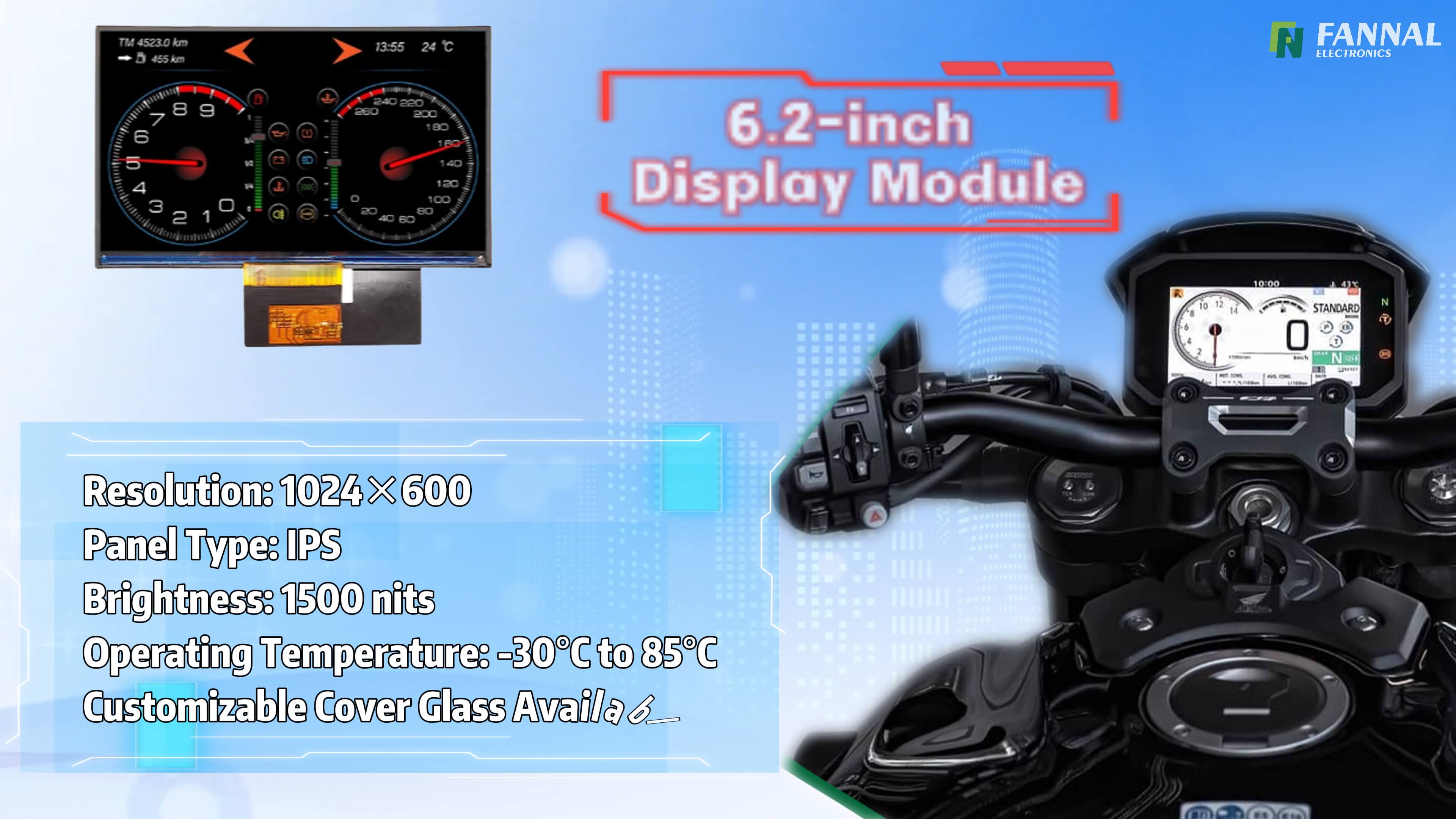 pantalla de motocicleta