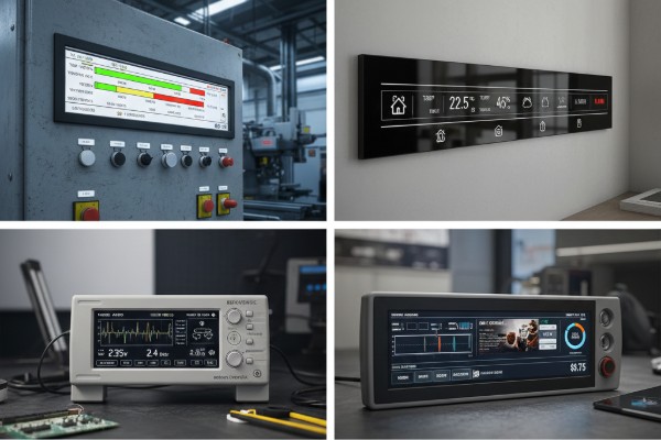 Aplicaci&oacute;n de la pantalla TFT tipo barra