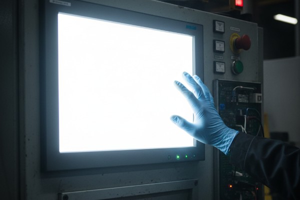 ¿Por qué dosificar una pantalla TFT que muestra una pantalla blanca?