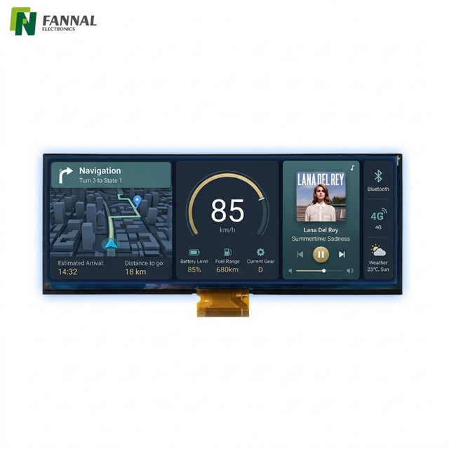 Pantalla táctil integrada de 10,25 ' 1920×720 | Pantalla automotriz