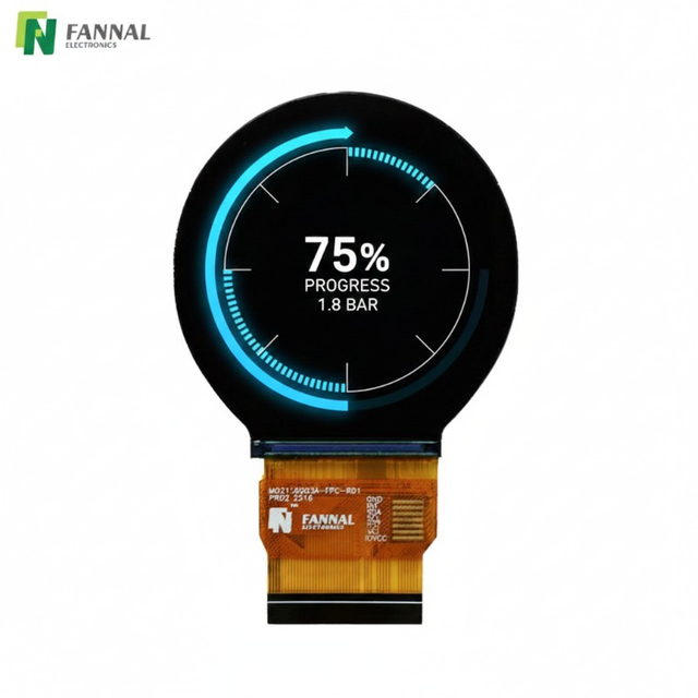 Pantalla TFT LCD redonda de 2,1 pulgadas 480 × 480 | RGB y SPI