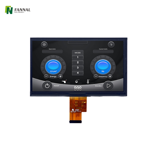 Módulo de pantalla LCD TFT HD de 7 pulgadas: resolución de 1024 x 600, amplio rango de temperatura de -30 °C a 80 °C para uso industrial y exterior