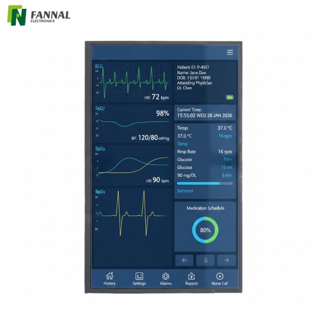 Pantalla TFT integrada de 15,6 pulgadas | 1200×1920 MIPI | 1000 liendres